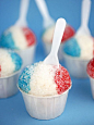 Snowcone Cupcakes 