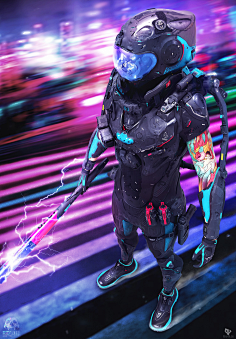 k采集到s 赛博朋克@deviljack-99【jack游戏ui】二次元未来科技赛博