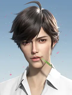 依古奈斯高精度海报CG角色-王者荣耀-李白三维人物生物依古奈斯eugin - 原创作品 -  _bvy1nw