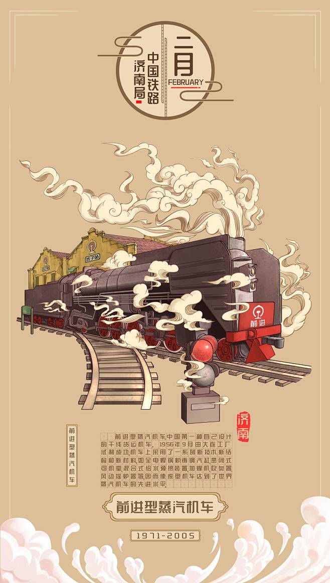 造山X济南铁路局X国风机车演变史