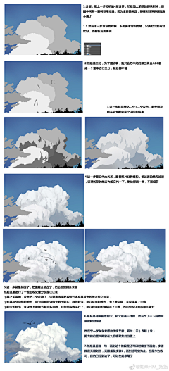 32+1采集到基础上色技法色卡参考