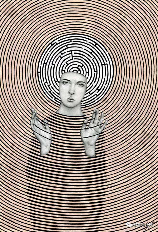 如何使用简单的结合图形几何图形应用背景法一般的设计画面可以被分为