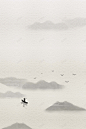 简约禅意山水水墨画背景高清素材 平面 设计图片 页面网页 平面电商 创意素材