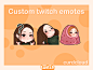 anime chibi emotes stickers Twitch Twitch Emotes
