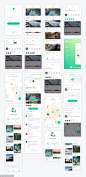 旅行app ui kit Harmony .xd素材下载