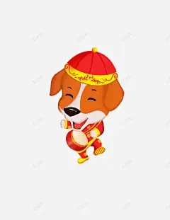 新春春节年会小狗手绘卡通壁纸手绘卡通壁纸高清素材 网页 设计图片 免费下载 页面网页 平面电商 创意素材 png素材