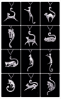 Zodiac Cat Pendants (12)  | By Jenuinely Jeni Inc. | Sterling Silver | $69.00 each  | http://www.jenuinelyjeni.com/store/zodiaccats.html: 