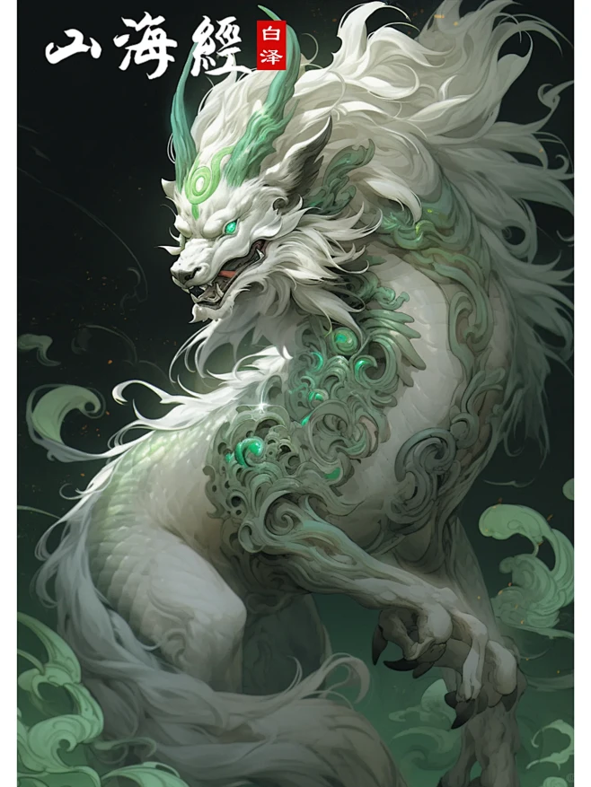 山海经神兽18-白泽-吉祥之兽