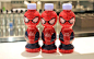 Des bouteilles Evian Spider-Man chez Colette