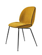 GUBI // Beetle chair in Velluto di Cotone 312 by GamFratesi