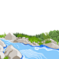 小溪河流GIF