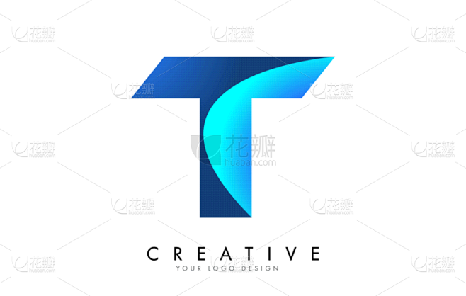 t letter logo design...