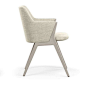 KOMPASS Dining Chair -Maurizio Manzoni Roberto Tapinassi| Roche Bobois #rochebobois#home#style#design#living#livingroom#diningroom#chair#grey#furniture#mauriziomanzoni#bymanzonitapinassi#isalonidelmobile#milanodesignweek#salonedelmobile2016#madeinitaly#mi