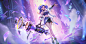 Anime 6034x3072 Honor of Kings anime girls purple hair twintails pink light skirt braids video games video game art video game characters