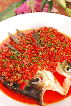 高清美食菜品菜谱剁椒鱼头