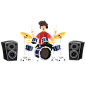 千库网_摇滚音乐会矢量插画_元素编号11280359