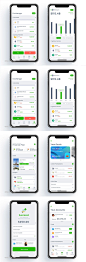 22用于Sketch。，Mobile Banking App Kit设计的屏幕移动UI工具包_UI集合_乐分享素材网_psd素材_平面素材_png素材_免费素材_素材共享平台
