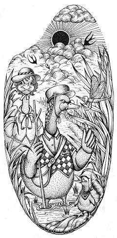 是也非也素材采集到插画类