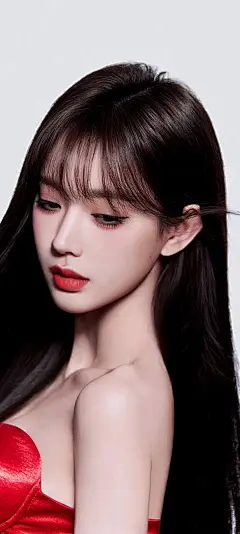 美女壁纸～这身红色长裙好有韵味...@霁枫壁纸的动态