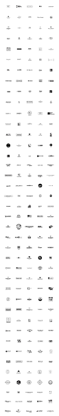 200 Logos in 2 Months | May - July 2015 : 200 Logos in 2 Months北坤人素材字体效果 字体样式 图层样式 字体排版 字体设计 标题 3D 立体字 3D字体 火焰字 水晶字 LOGO
