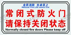 常闭式防火门请勿保持关闭状态 【酷图网】常闭式,防火门,请勿保持,关闭状态,广告牌,宣传,海报