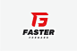 Faster - F G Monogram Logo  @creativework247
