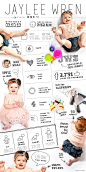 LARGE custom designed one year baby infographic, digital file : IMPORTANT INFORMATION // PLEASE READ!  • photos of baby on a white backdrop are required. (otherwise must purchase the photoshop editing listing in additional to this one)  • other photos are