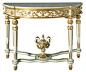 Half moon console for the home, classic console for hotels CONSOLLE <a href="http://ART.CL" rel="nofollow" target="_blank">ART.CL</a> 0006