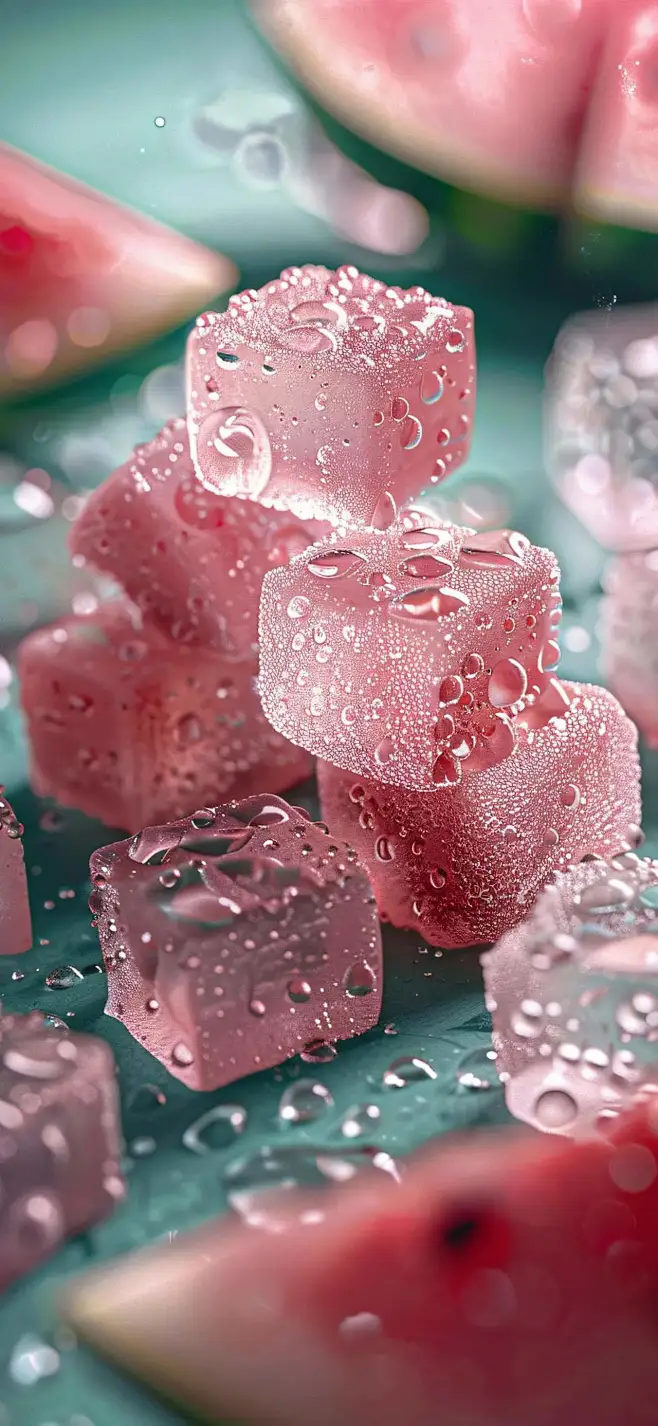 〖手机壁纸〗流光溢彩小冰块