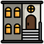 公寓 Surang Lineal Color icon