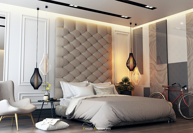 White Bedroom Apartm...