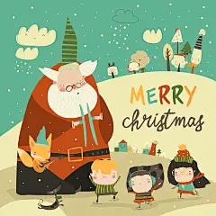 卡通手绘幼儿园插画设计-图巨人