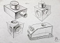 【零基础必看】教学进度 | 产品手绘教程—形体基础篇 : 　　 　　 卓尔谟2017暑期考研班二期（八月）第二天 　　产品手绘表现可以不上色，但形体线性、透视、结构、设计意图的表达必须要清晰直观易懂的。 　　如果产品设计草图表现的形体结构方案让读者看着很迷惑，那你的