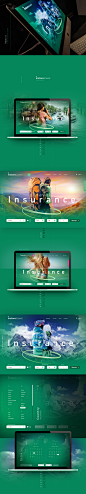 Travel Insurance on Behance