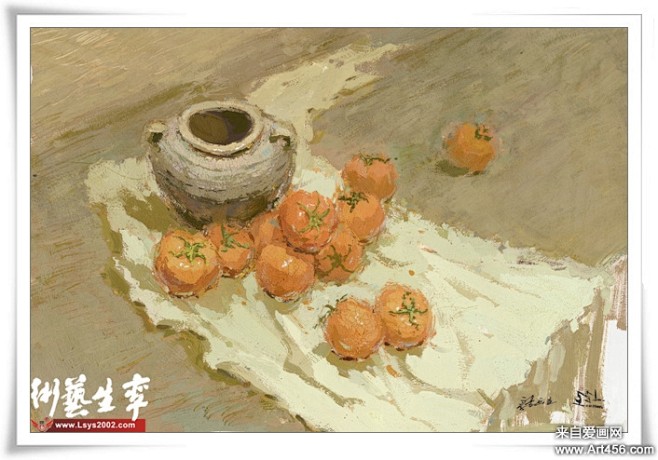 杭州孪生画室教师色彩静物作品