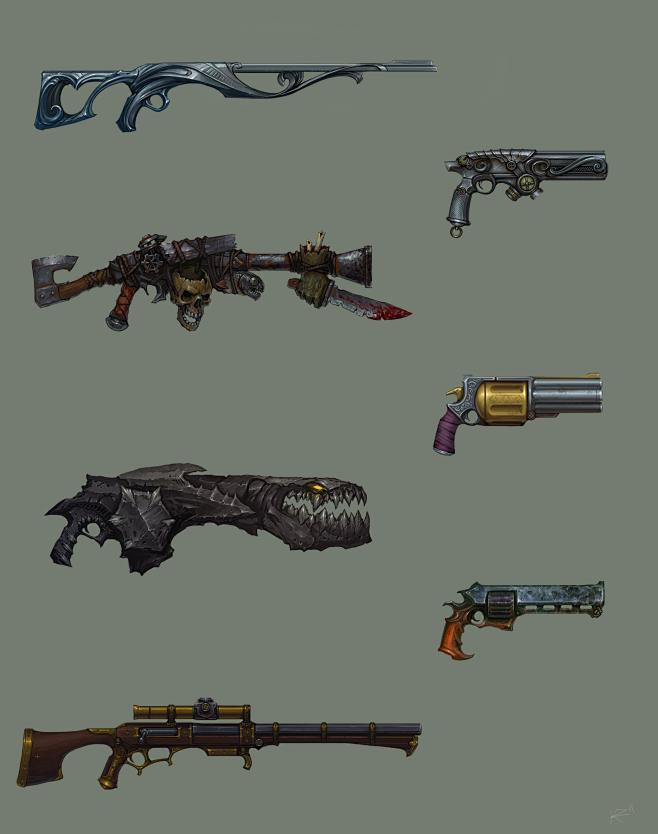 Game Art - weapons. ...