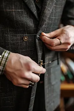 AI数字艺术西装定制西服店摄影图-众图网