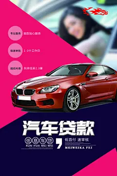 车贷海报