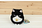 日本正品amuse正版黑豆胡子馒头猫玩偶年糕猫咪公仔挂件毛绒玩具-淘宝网