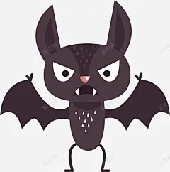 吓人的蝙蝠矢量图 免费下载 页面网页 平面电商 创意素材