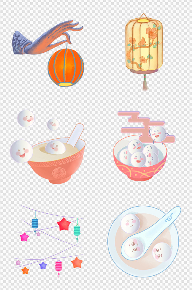 汤圆插画