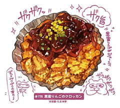 记发咯提拉姆塞采集到美食插画