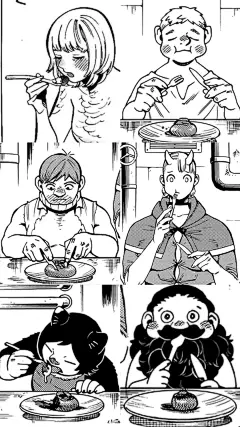 迷宫饭表情包头像（最后彩头） - 小红书