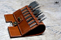 Leather tool rack/roll-SR: