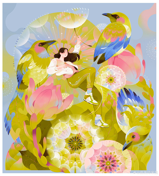 插画师宋晨 