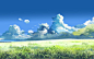 Anime 2560x1600 landscape anime colorful sky 5 Centimeters Per Second