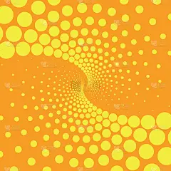 黄色和橙色复古风格的漫画背景