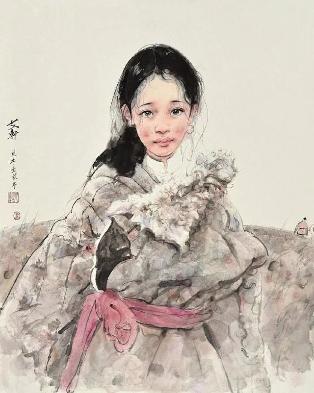 中国画-水墨人物作品|艾轩，牛!_【快资讯】图片_绘画-国画图片素材-花瓣网