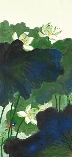 中国风国画水墨画高清壁纸美图