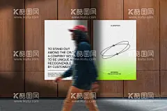 街头海报展板广告展板样机  - 源文件下载【酷图网】美术馆,博物馆,艺术展览,文创产品,品牌,VI提案展示,PS智能贴图,样机素材,